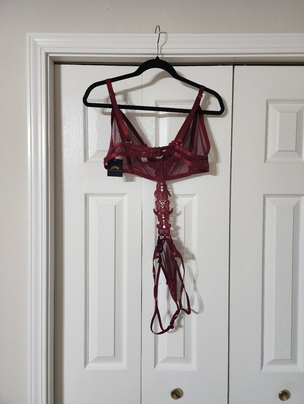 Lingerie Onesie Floral Lace - Picture 5 of 5